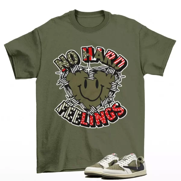 Feelings Shirt to Match Jordan 1 Low OG Travis Scott Reverse Olive DM7866-200 Jezsport.com