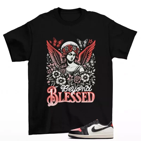 Blessed Sneaker Shirt to Match Jordan 1 Retro Low OG PSG HF8828-100 Jezsport.com