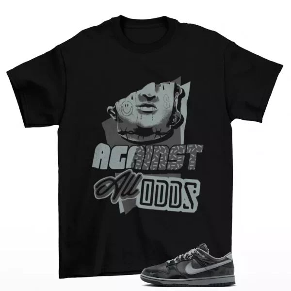 All Odds Sneaker Shirt Black to Match Dunk Low Berlin FZ3053-001 Jezsport.com