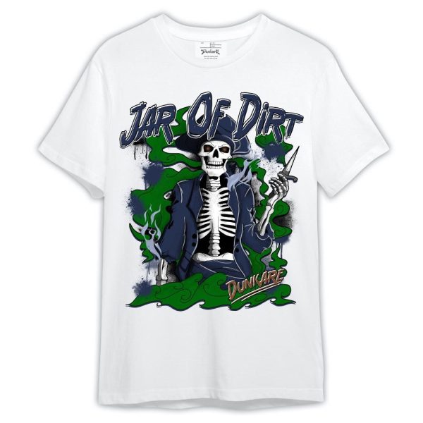 Midnight Navy 13s Shirt, Skeleton Jar Of Dirt Shirt Outfit Matching Jordan Shirt Jezsport.com