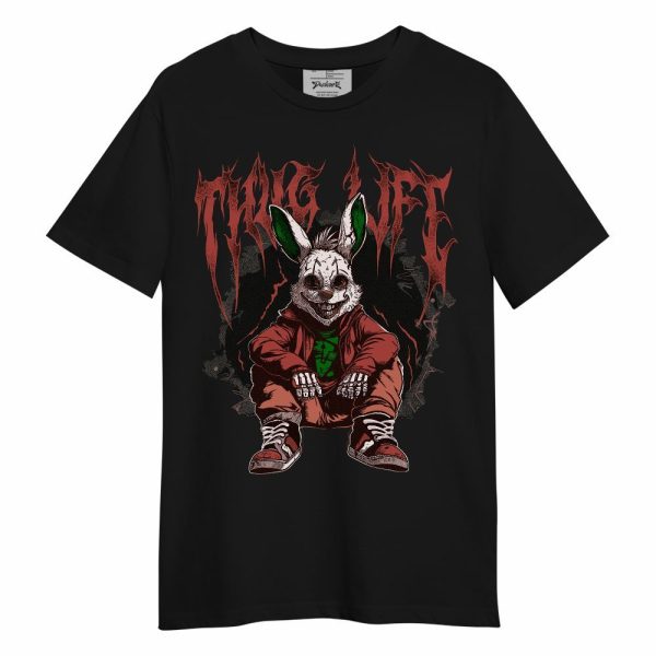 Dune Red 13s Shirt, Thug Life Bunny Unisex Shirt Matching Jordan Shirt Jezsport.com