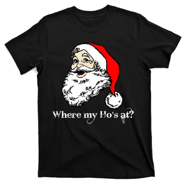 Santa's Ho Funny Christmas T Shirt For Men, Christmas Shirt For Girl Jezsport.com