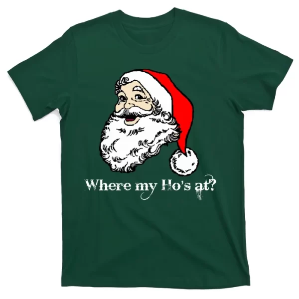 Santa's Ho Funny Christmas T Shirt For Men, Christmas Shirt For Girl Jezsport.com