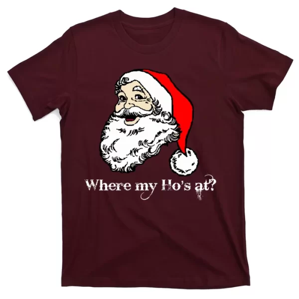 Santa's Ho Funny Christmas T Shirt For Men, Christmas Shirt For Girl Jezsport.com