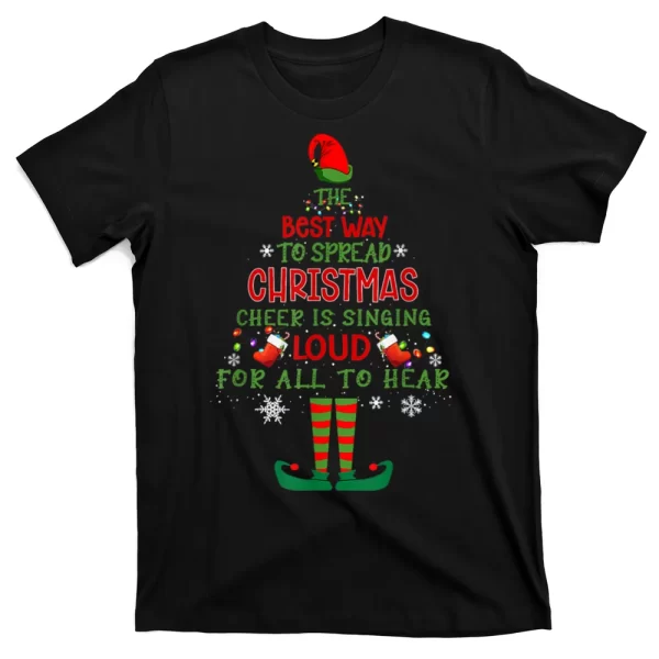 Spread Christmas Cheer Sing Out Loud Funny Festive Christmas T Shirt For Men, Christmas Shirt For Girl Jezsport.com