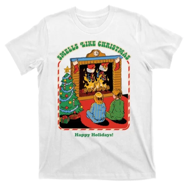 Smells Like Christmas Happy Holidays T Shirt For Men, Christmas Shirt For Girl Jezsport.com