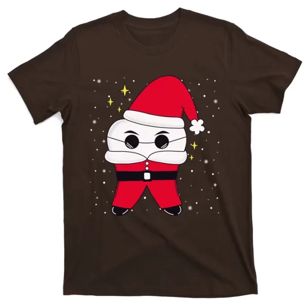 Santa Tooth Dentist Christmas Gift T Shirt For Men, Christmas Shirt For Girl Jezsport.com