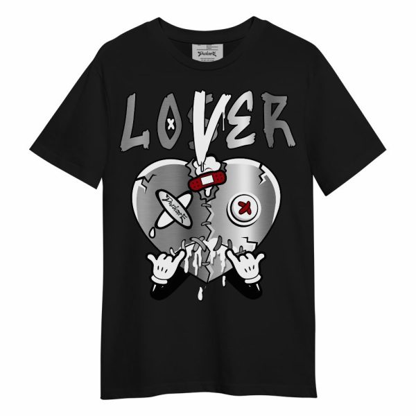 Metallic Silver 14s Shirt, Loser Lover Drip Unisex Shirt Matching Jordan Shirt Jezsport.com