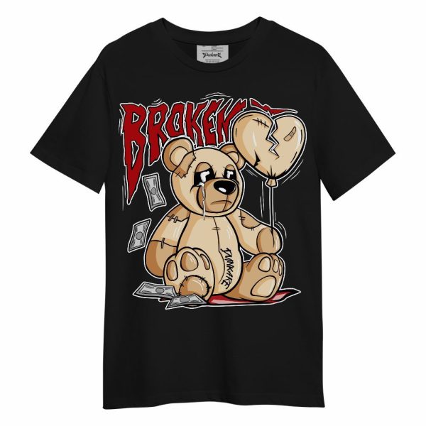 Dunk Low Strawberry Waffle Shirt - Broken Bear Shirt Unisex Oufit Unisex Shirt Matching Jordan Shirt Jezsport.com