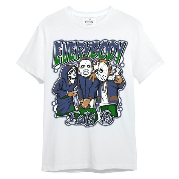 Midnight Navy 13s Shirt - Everybody Eatin Bro Graphic Unisex Shirt Matching Jordan Shirt Jezsport.com