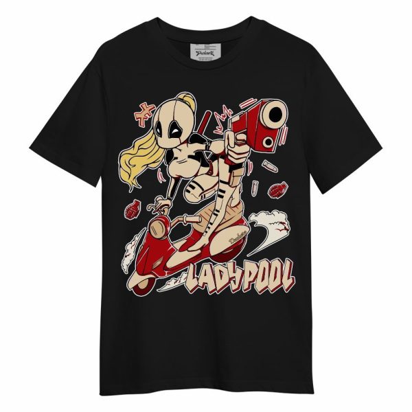 Dunk Low Strawberry Waffle Shirt - Lady Pool Cartoon Unisex Shirt Matching Jordan Shirt Jezsport.com