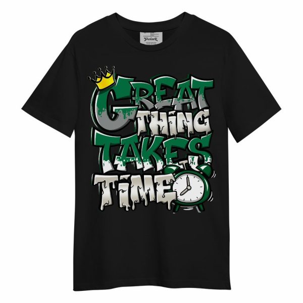 Lucky Green 2s Shirt, Great Things Sneaker Tee Streetwear Unisex Shirt Matching Jordan Shirt Jezsport.com