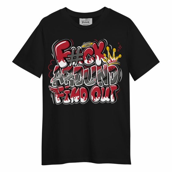 Red Flint 13s Shirt, FK Around Find Out Unisex Shirt Matching Jordan Shirt Jezsport.com