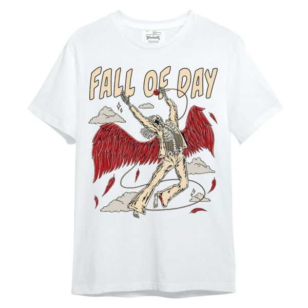 Dunk Low Strawberry Waffle Shirt - Fall Of Days Skeleton Unisex Shirt Matching Jordan Shirt Jezsport.com