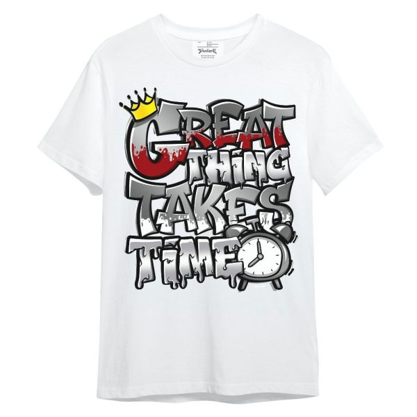 Metallic Silver 14s Shirt, Great Things Sneaker Tee Streetwear Unisex Shirt Matching Jordan Shirt Jezsport.com