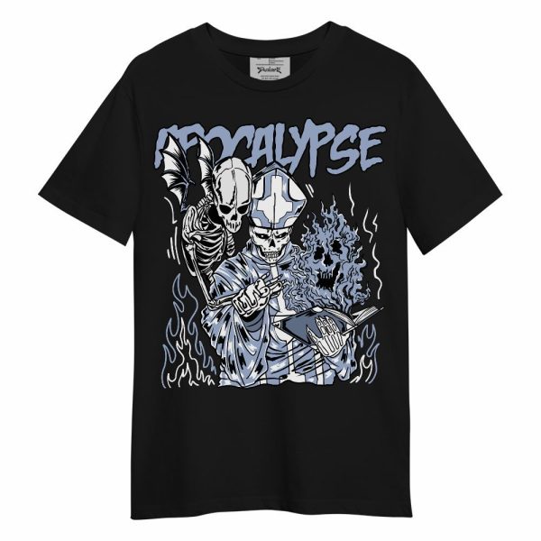 Retro Blue Grey 13s Shirt - Apocalypse Skeleton Unisex Shirt Matching Jordan Shirt Jezsport.com