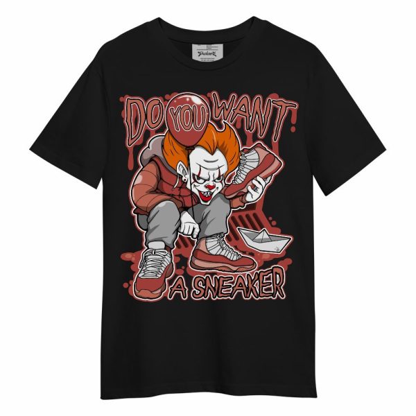 Dune Red 13s Shirt - Clown Scary Sneakers Halloween Graphic Unisex Shirt Matching Jordan Shirt Jezsport.com