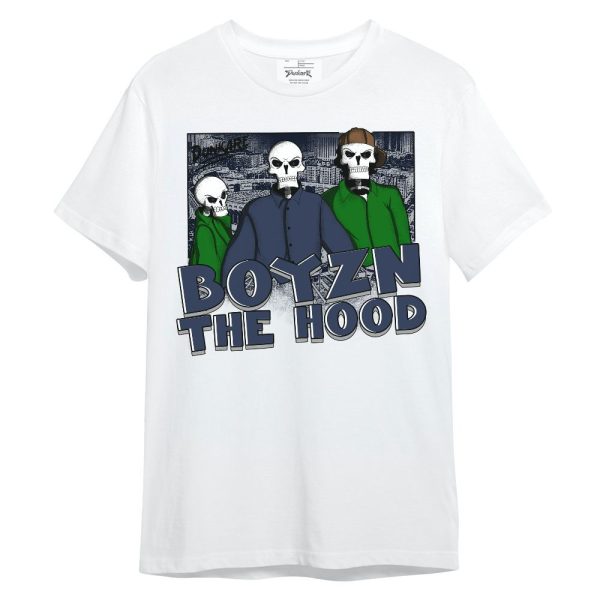 Midnight Navy 13s Shirt, Boyz N The Hood Skeleton Unisex Shirt Matching Jordan Shirt Jezsport.com