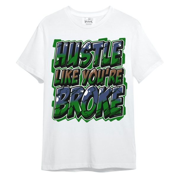 Midnight Navy 13s Shirt - Hustles Like Broke Unisex Shirt Matching Jordan Shirt Jezsport.com