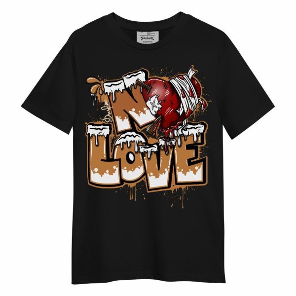 Dunk Low Nature Wheat Suede Shirt, Drip No Love Streetwear Unisex Shirt Matching Jordan Shirt Jezsport.com