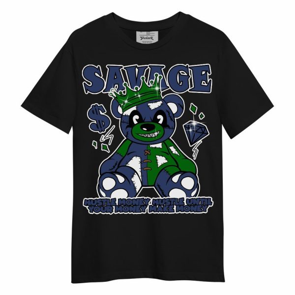 Midnight Navy 13s Shirt - Savages Bear Unisex Shirt Matching Jordan Shirt Jezsport.com