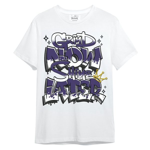 Retro Court Purple 13s Shirt, Grind Shine Sneaker Tee Streetwear Unisex Shirt Matching Jordan Shirt Jezsport.com