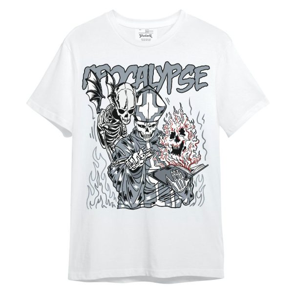 Wolf Grey 13s Shirt - Apocalypse Skeleton Unisex Shirt Matching Jordan Shirt Jezsport.com