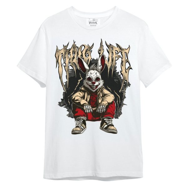 Dunk Low Strawberry Waffle Shirt, Thug Life Bunny Unisex Shirt Matching Jordan Shirt Jezsport.com