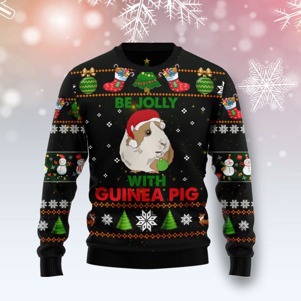 Guinea Pig Be Jolly Ugly Christmas Sweater , Christmas Gift Jezsport.com