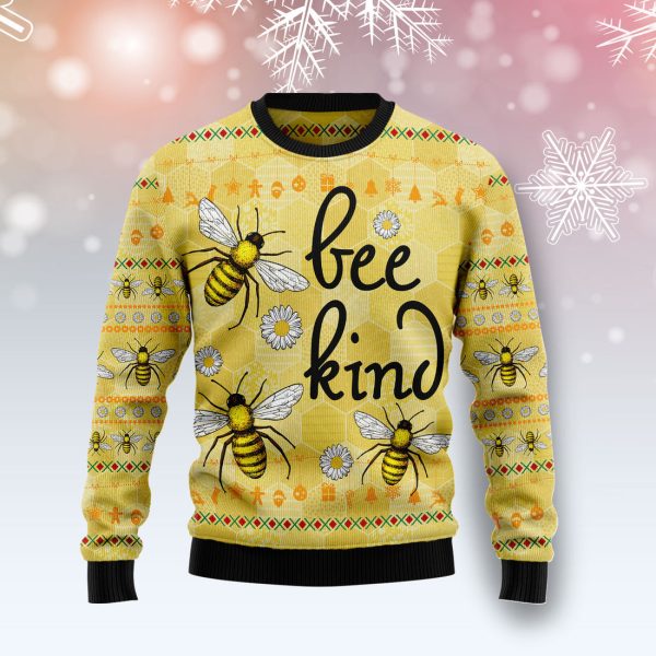 Bee Kind Ugly Christmas Sweater Jezsport.com