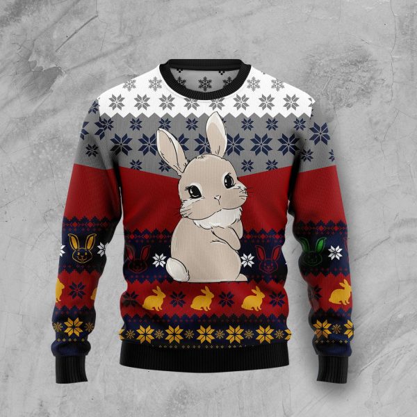 Cute Rabbit Ugly Christmas Sweater, Christmas Gift Jezsport.com