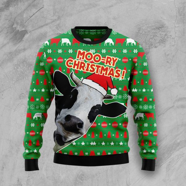 Cute Cow Ugly Christmas Sweater, Christmas Gift Jezsport.com