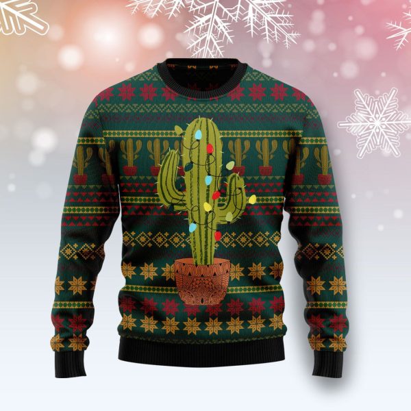 Cactus Christmas Ugly Christmas Sweater , Christmas Gift Jezsport.com