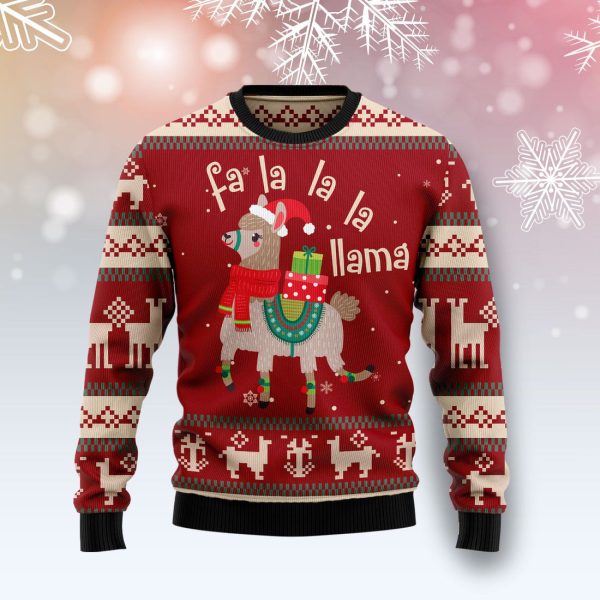 Llama Lalala Ugly Christmas Sweater , Christmas Gift Jezsport.com