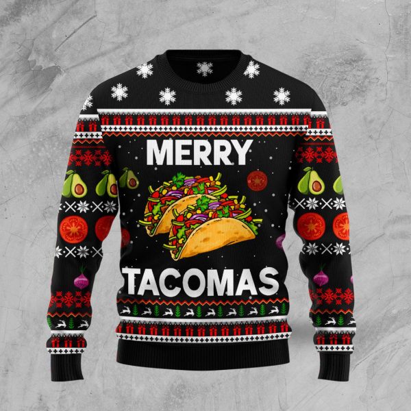 Merry Tacomas Ugly Christmas Sweater , Christmas Gift Jezsport.com