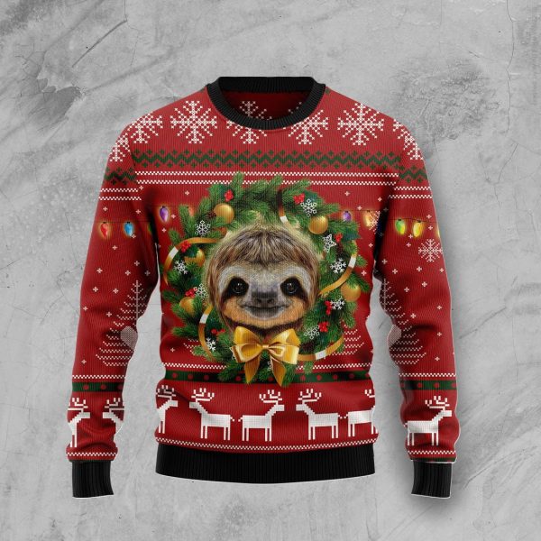 Merry Slothmas Ugly Christmas Sweater , Christmas Gift Jezsport.com