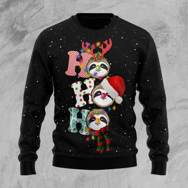 Sloth Ho Ho Ho Ugly Christmas Sweater , Christmas Gift Jezsport.com