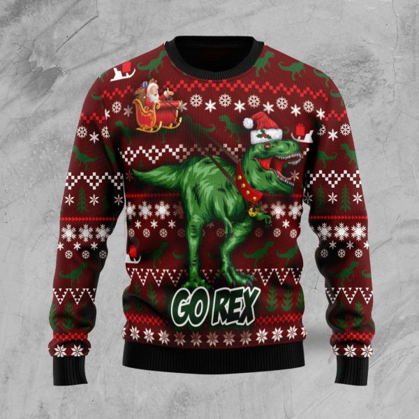 Go Rex Ugly Christmas Sweater , Christmas Gift Jezsport.com