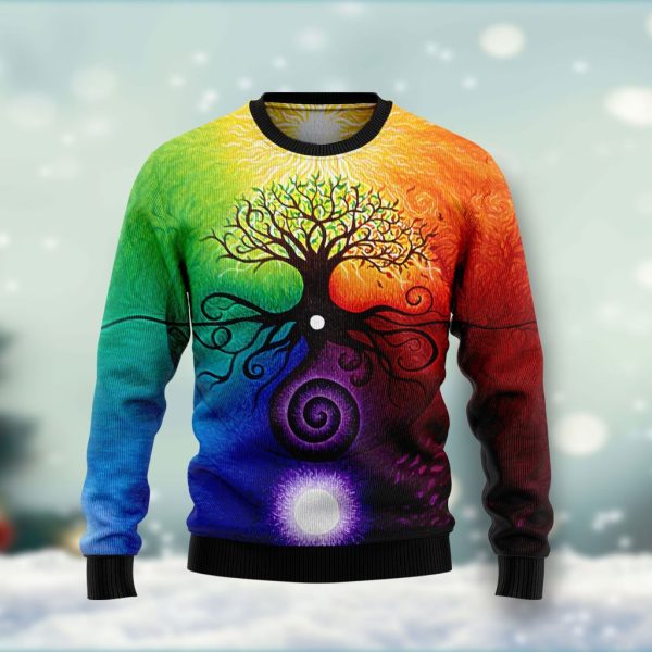 Tree Of Life Ugly Christmas Sweater For Men & Women Christmas Gift Sweater Jezsport.com