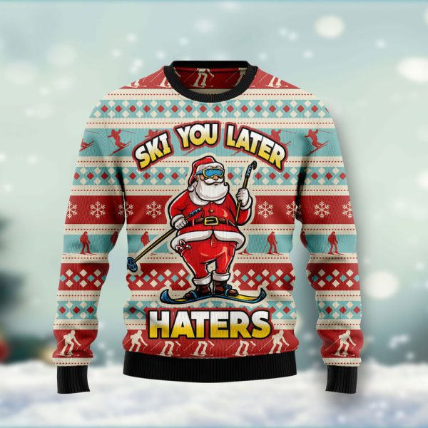 Ski You Later Ugly Christmas Sweater, Christmas Gift Jezsport.com