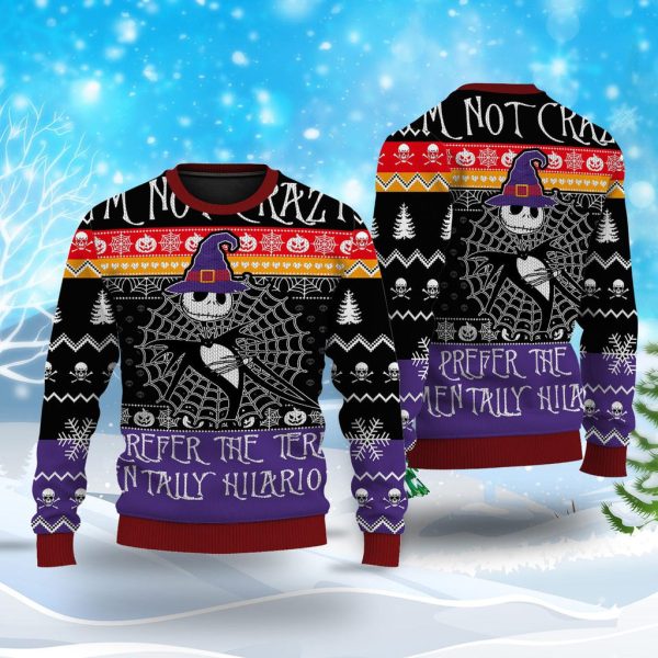 Jack Skellington Ugly Sweater, Jack Skellington Ugly Christmas Sweater, Nightmare Before Christmas Sweater Jezsport.com