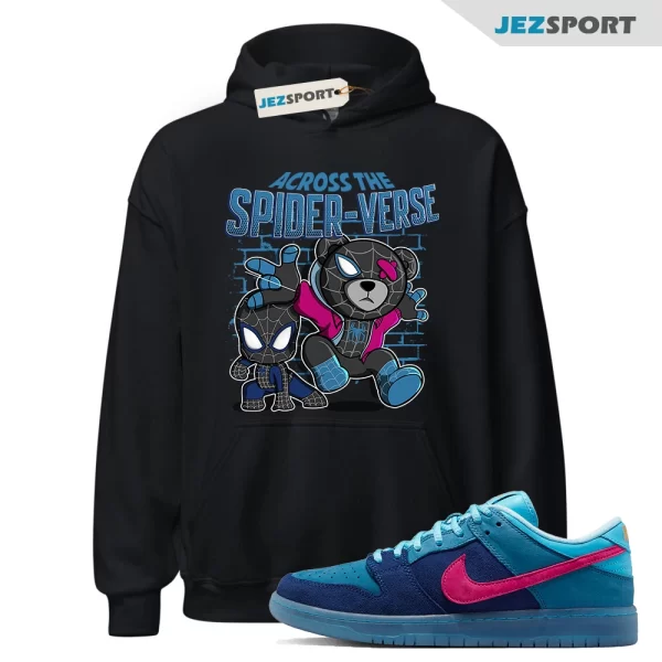 SpiderBER Universe Hoodie Match SB Dunk Low Run The Jewels, Matching Sneaker Hoodie