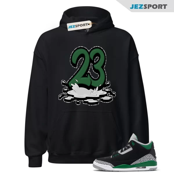 23 Splash Hoodie Match Jordan 3 Pine Green, Matching Sneaker Hoodie