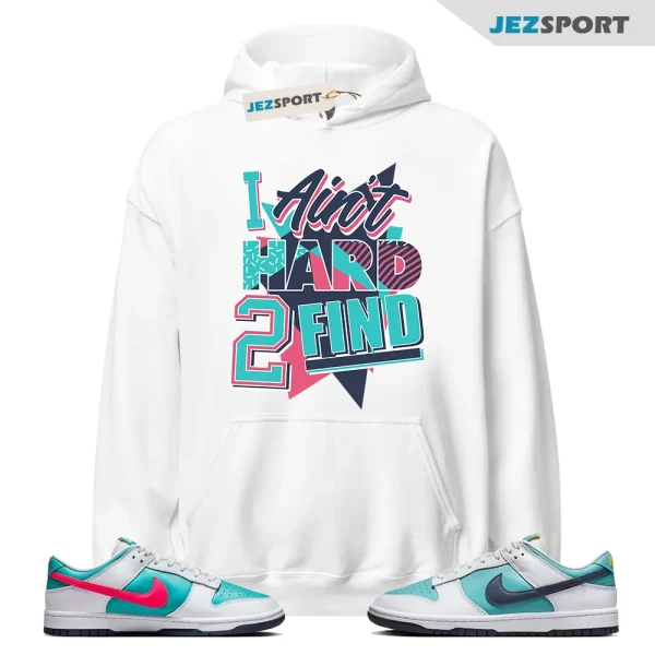 Rare Find Sneaker Hoodie To Match Dunk Low Dusty Cactus HF4850-345, Matching Sneaker Hoodie