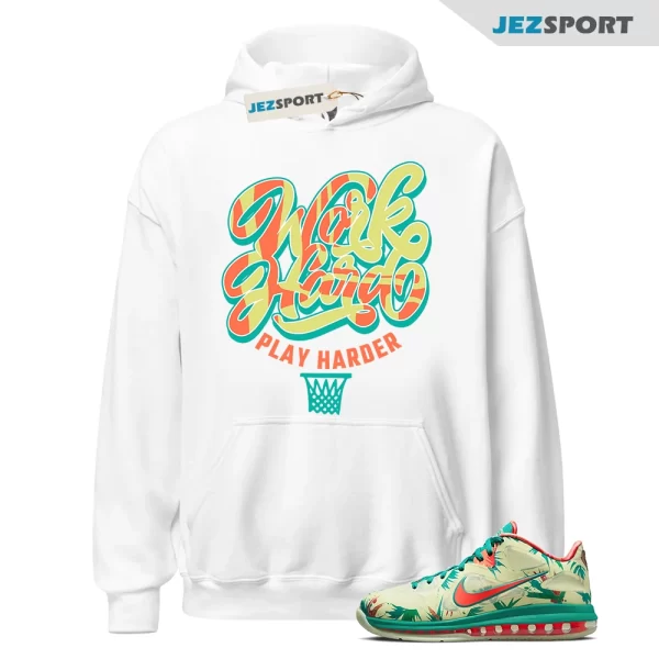 Play Harder Hoodie to Match LeBron 9 Low LeBronold Palmer, DO9355-300 Matching Sneaker Hoodie