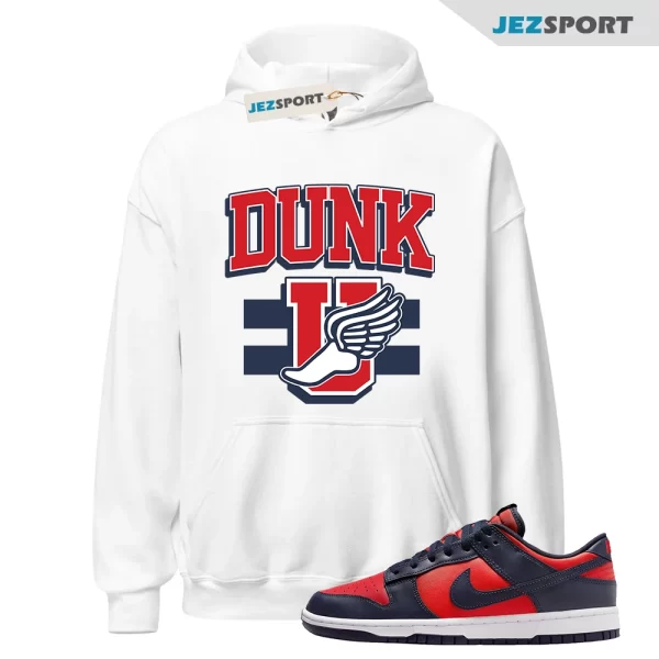 Dunk University Hoodie to Match Dunk Low University Red Obsidian DV0833-601, Matching Sneaker Hoodie