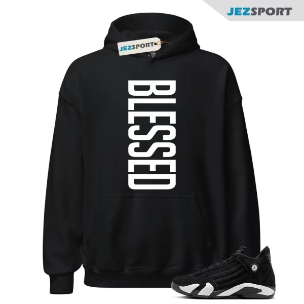 14 Panda Black White Retro Dunk Hoodie Match VERTBLS, Matching Sneaker Hoodie, 487471-016