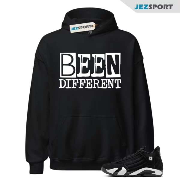 14 Panda Black White Retro Dunk Hoodie Match BEEN, 487471-016 Matching Sneaker Hoodie