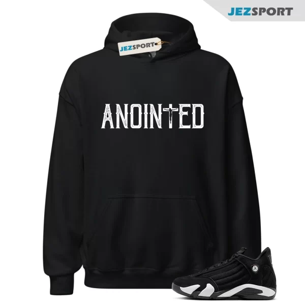 14 Panda Black White Retro Dunk Hoodie Match ANOINTED, Matching Sneaker Hoodie, 487471-016