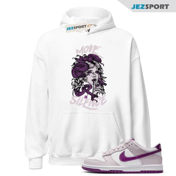 Dunk Platinum Violet Viotech White Low Hoodie Match MIS, Matching Sneaker Hoodie